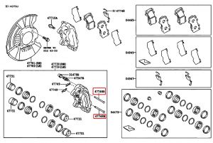 مسمار تيلة الفرامل