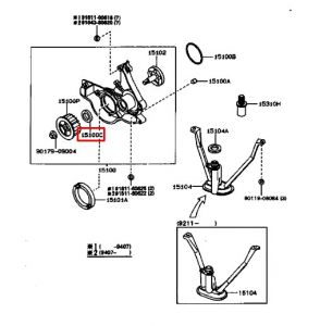 صوفة مضخة الزيت