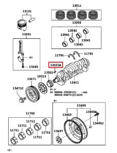 دبوس تثبيت بكرة الكرنك