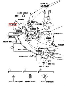 خرطوم منظف الشمعة الأمامية