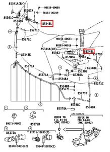 خرطوم منظف الشمعة الأمامية