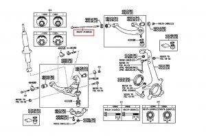مسمار مقص أمامي علوي يمين