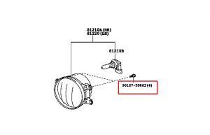 مسمار رباط كشاف الضباب