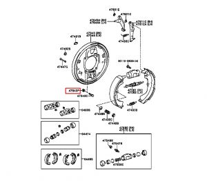 صامولة جرم القماشات الخلفية