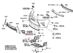 مسمار بلاستيك كلبس للبطانة السفلية
