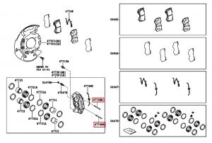 دبوس تثبيت كليبر الفرامل الأمامي