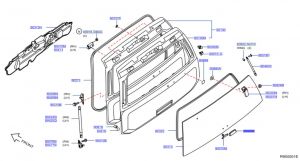 مقبض باب خارجي خلفي