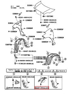 كلبس بطانة رفرف أمامية