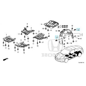 مشبك غطاء شبك تحت المساحات