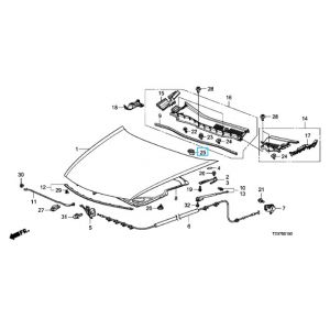 مشبك غطاء شبك تحت المساحات