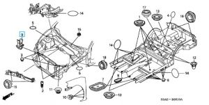 قطعة تثبيت عصاية الكبوت
