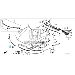 قطعة تثبيت عصاية الكبوت
