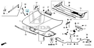 قطعة تثبيت عصاية الكبوت