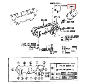 فلتر زيت الماكينة