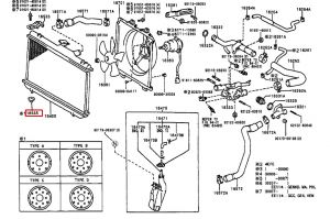 مثبت الرديتر السفلي