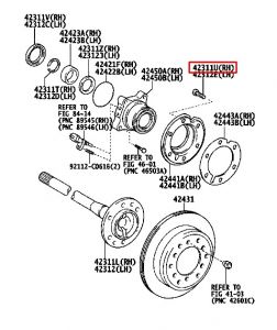 مسمار هوب خلفي يمين