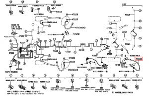 خرطوم زيت فرامل خلفي