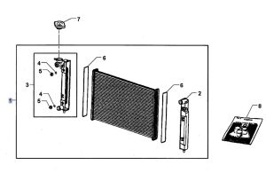 رديتر  تبريد ماء المحرك