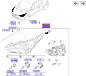 نور أمامي يسار
