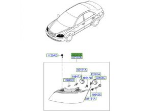 نور أمامي يسار