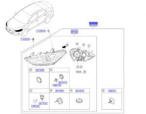 نور أمامي يسار