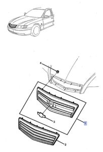 شبك صدام (اللون فضي)