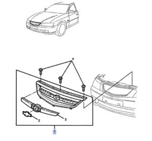 شبك صدام (اللون أسود)