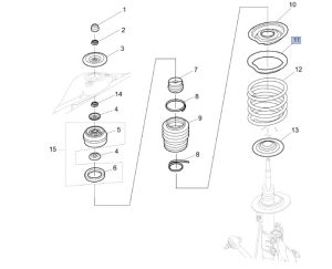 جلدة حماية السستة الأمامية يمين