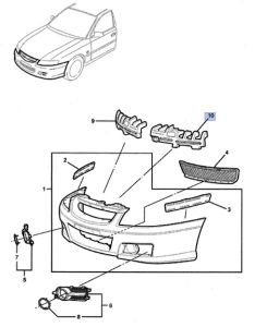 حشوة صدام امامي يسار