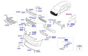 كشاف ضباب أمامي يسار