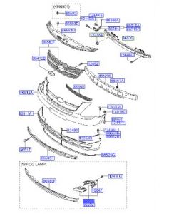 كشاف ضباب أمامي يسار