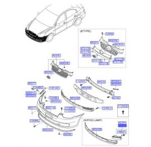 كشاف ضباب أمامي يمين