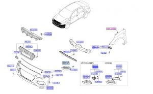 كشاف ضباب أمامي يمين