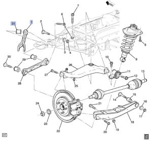 ذراع توازن خلفي