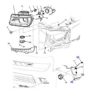 لمبة نعاس أمامية جانبية