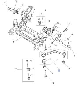 مقص أمامي سفلي يمين