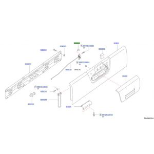 مطاط ممتص الصدمات باب خلفي