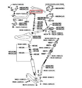 صامولة تثبيت صاجة الفرامل الخلفية