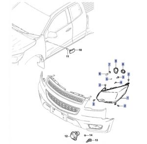 نور أمامي يسار
