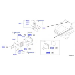 مراية جانبية يمين