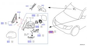 مراية جانبية يمين