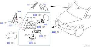 مراية جانبية يسار