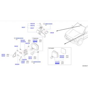 مراية جانبية يسار