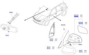 مراية جانبية يسار