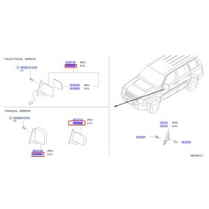 مراية جانبية يسار