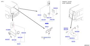 مراية جانبية يسار