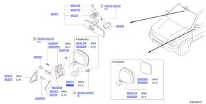 غطاء مراية جانبية