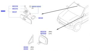 مراية رؤية خلفية داخلية