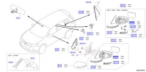 زجاج مراية جانبية