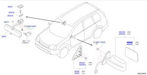زجاج مراية جانبية